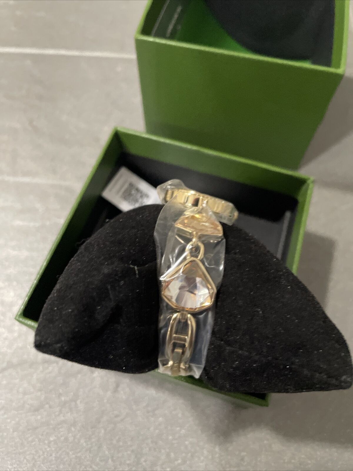 SAGA Crystal Danube Women's Wrist Watch Bracelet
