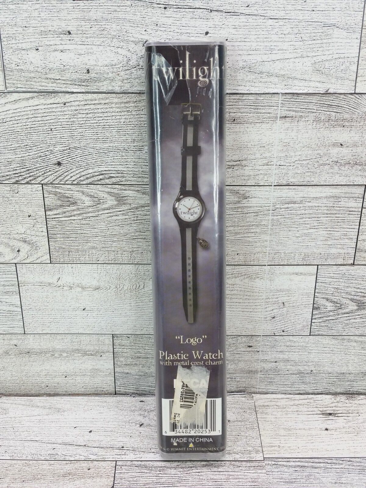 Twilight Saga Plastic Watch with Metal Crest Charm