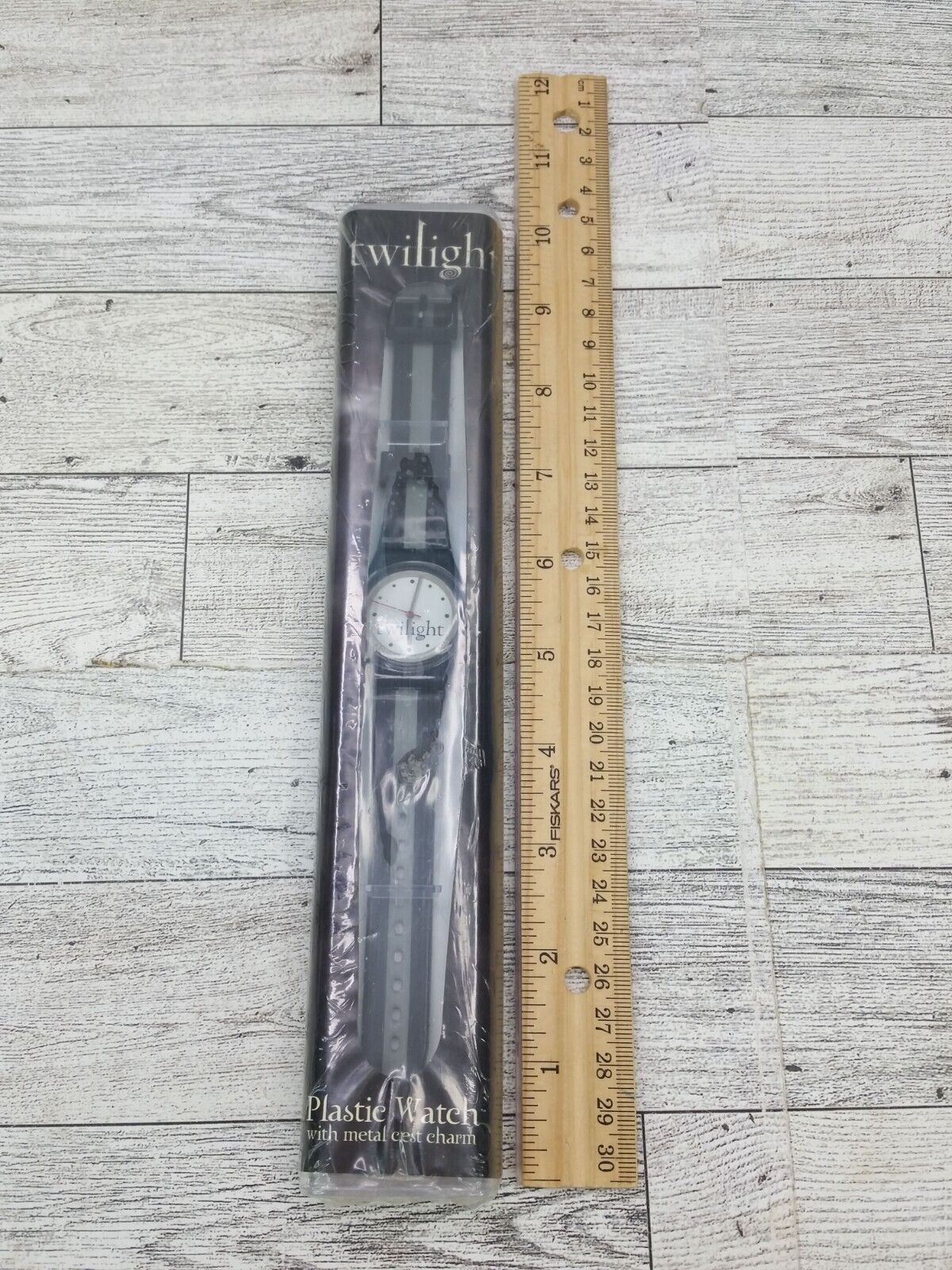 Twilight Saga Plastic Watch with Metal Crest Charm