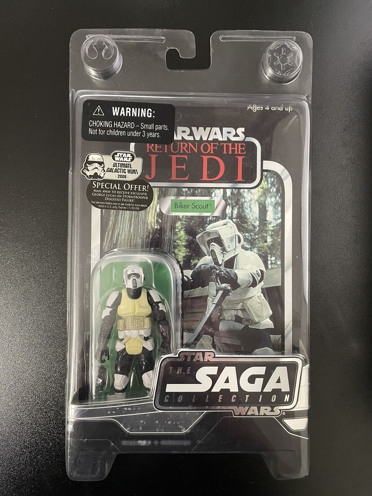 Star Wars Saga Biker Scout Trooper Collectible Toy