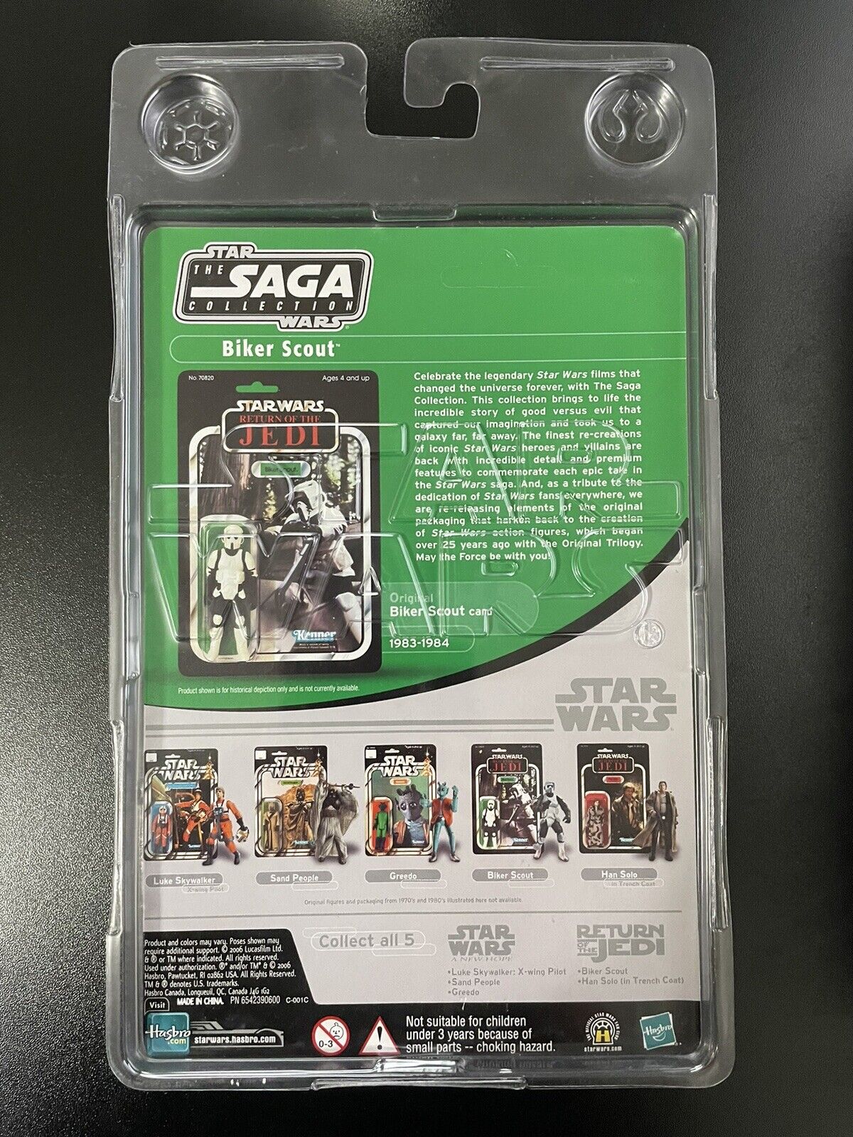 Star Wars Saga Biker Scout Trooper Collectible Toy