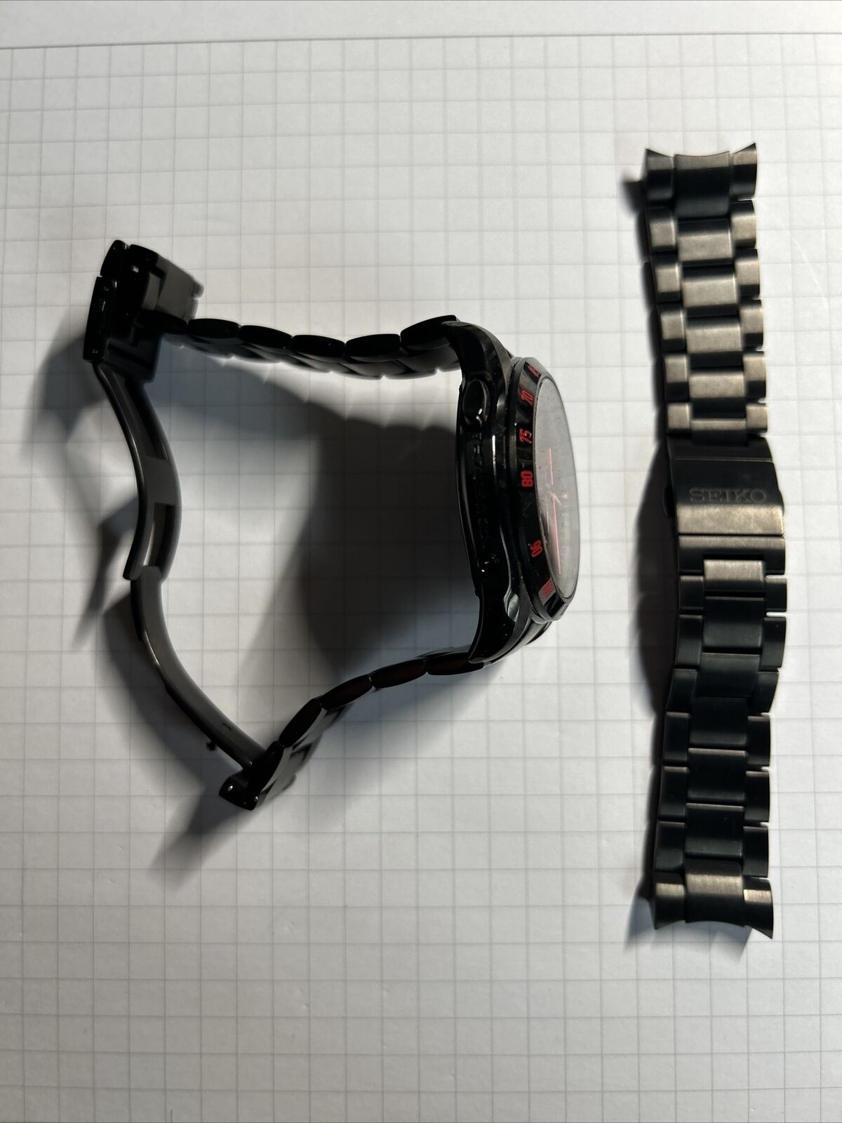 SEIKO Star Wars Darth Maul Solar Chronograph Watch
