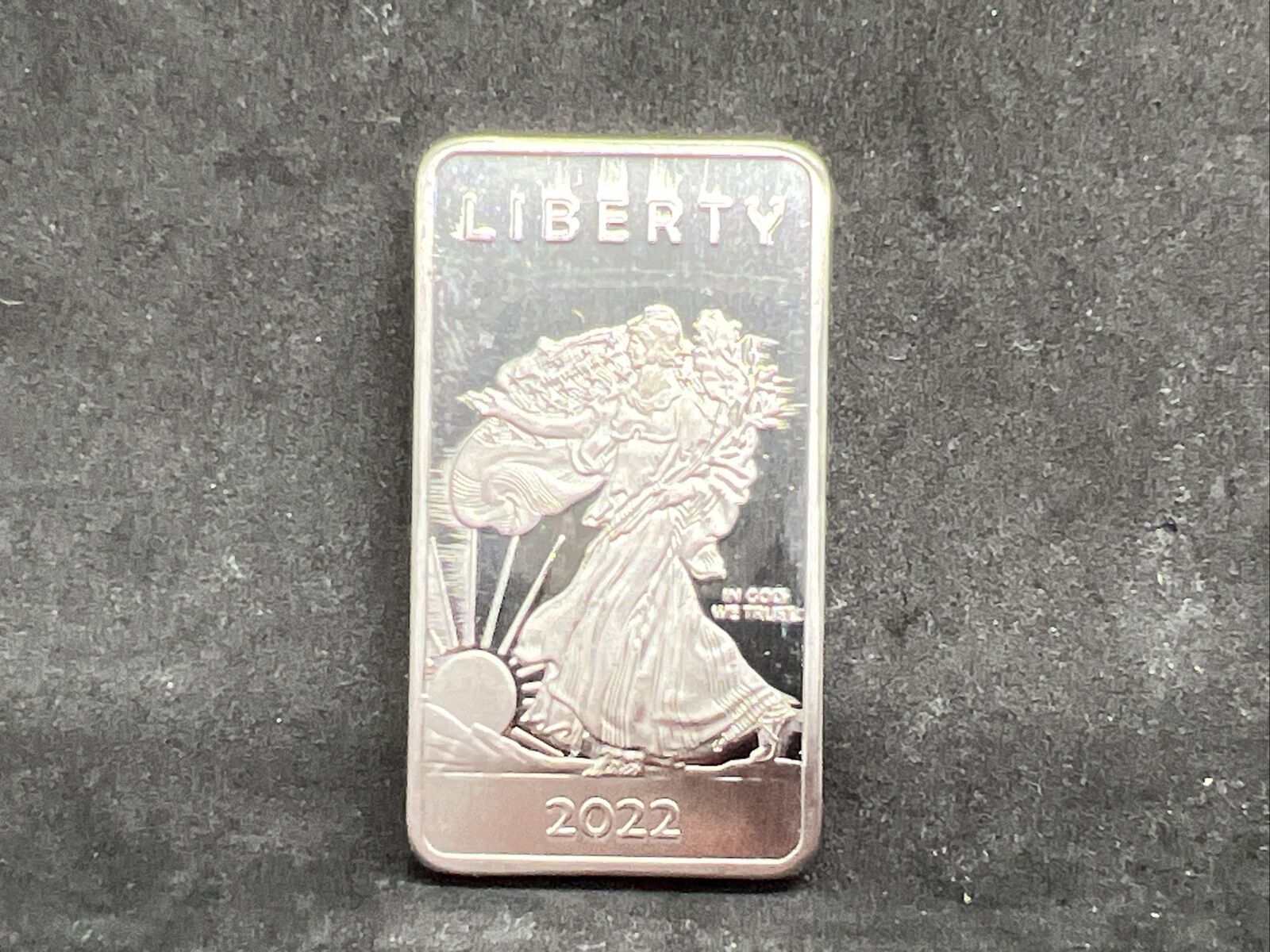 1 oz .999 Pure Niobium Walking Liberty Eagle Bar