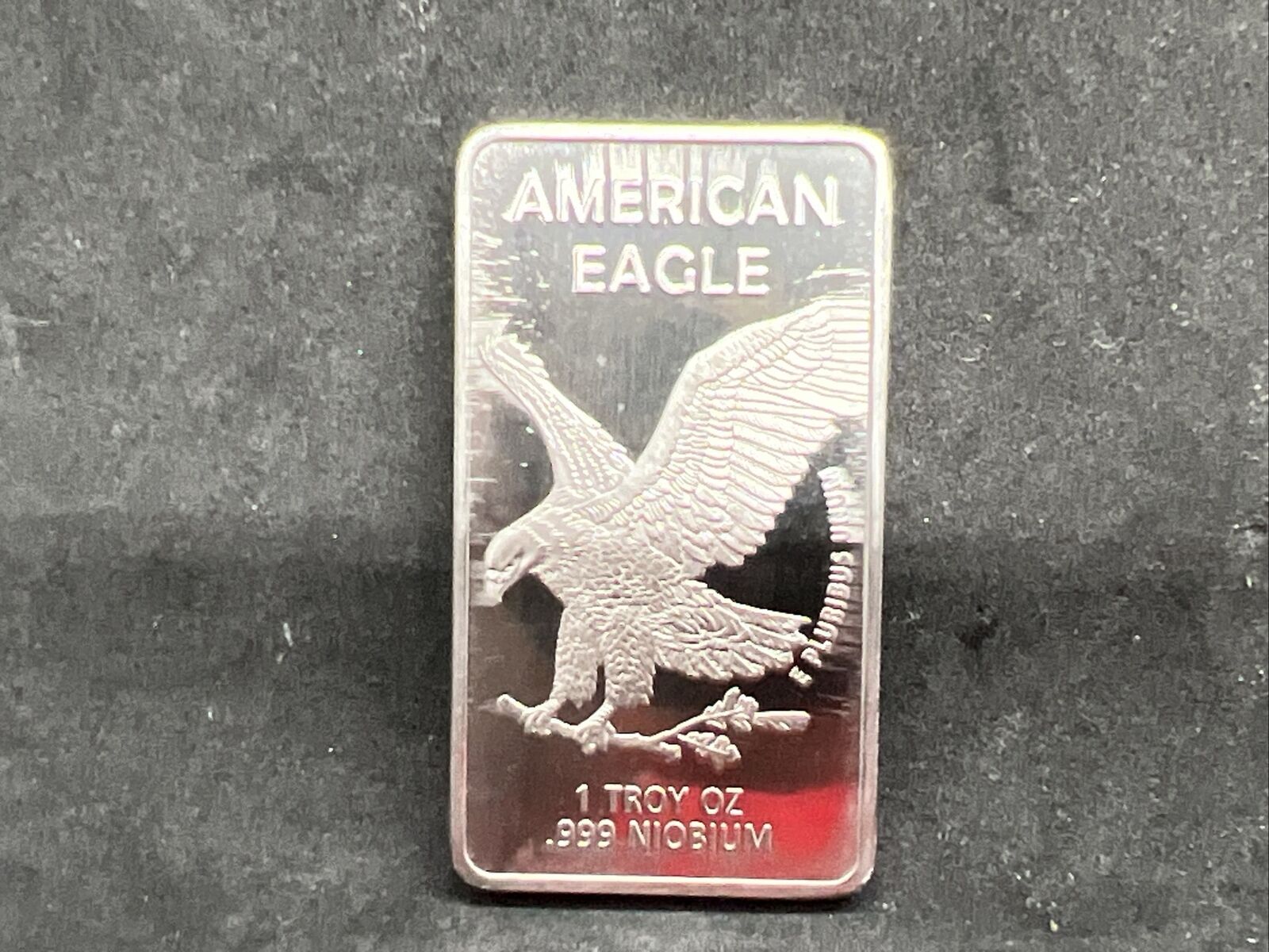 1 oz .999 Pure Niobium Walking Liberty Eagle Bar