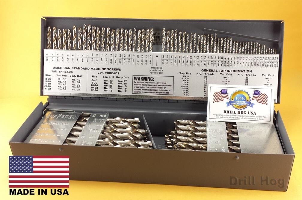 115 Pc Drill Bit Set Letter Number Niobium Nb41 VIP Marketplace
