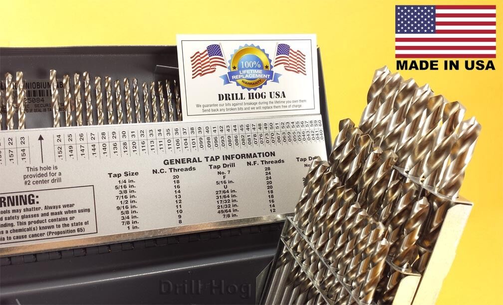 115 Pc Drill Bit Set Letter Number Niobium Nb41 VIP Marketplace