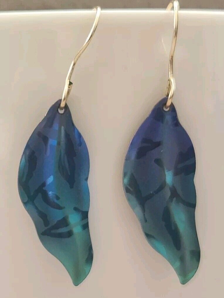 Holly Yashi Leaf Drop Earrings VIP Collection