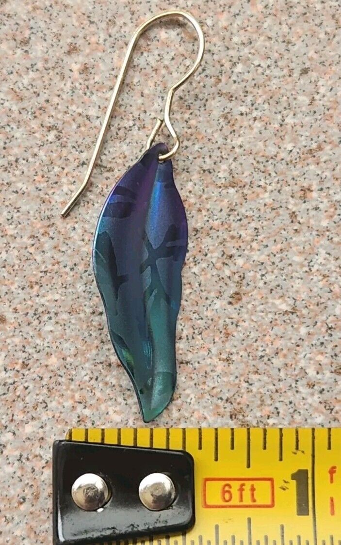 Holly Yashi Leaf Drop Earrings VIP Collection