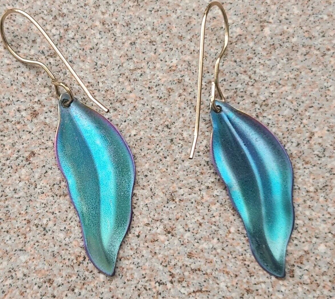 Holly Yashi Leaf Drop Earrings VIP Collection