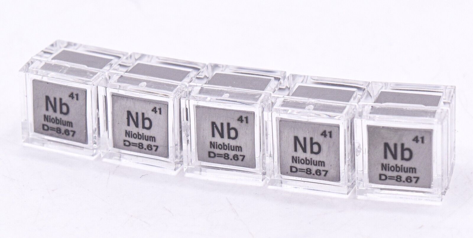 Pure Metal Cube Engraved with Density Collection + Case