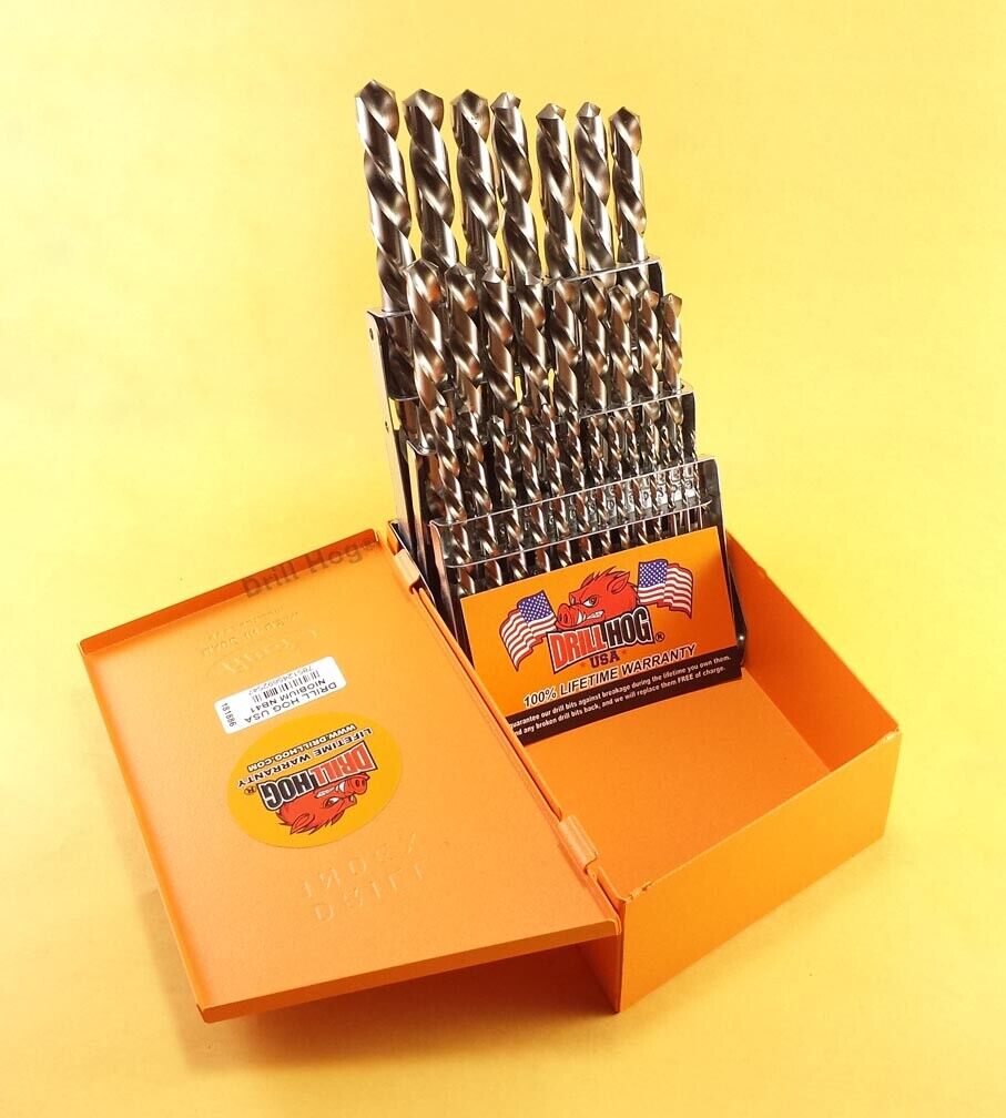 29 Pc Left Hand Drill Bit Set Niobium