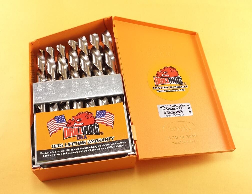 29 Pc Left Hand Drill Bit Set Niobium