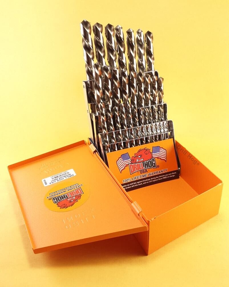 29 Pc Left Hand Drill Bit Set Niobium