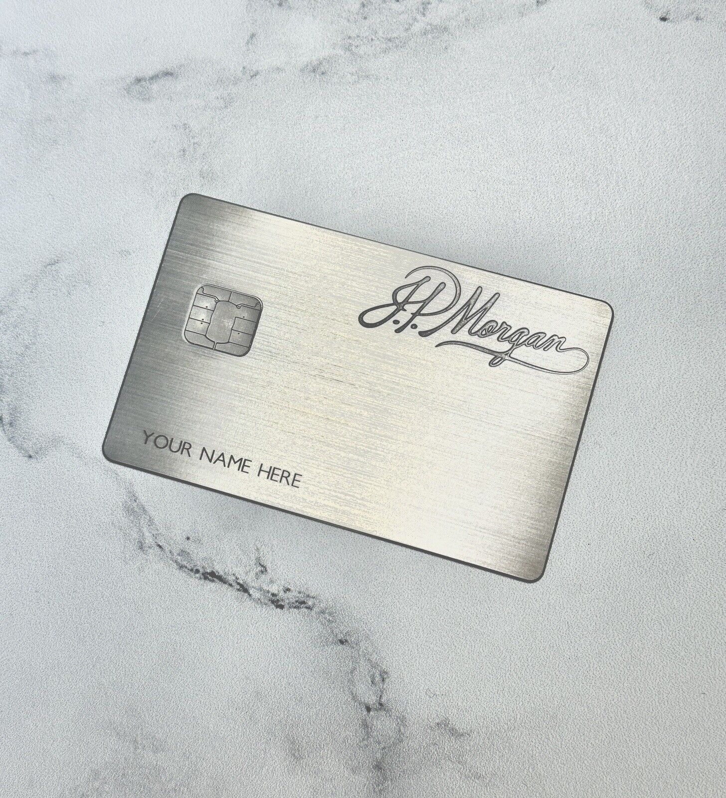 JP Morgan Reserve Custom Palladium Silver Metal Card