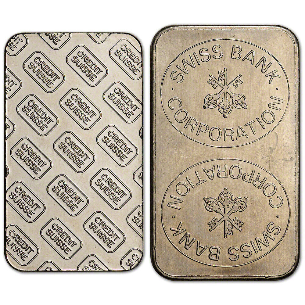 1 oz. Palladium Bar - Random Brand - 999.5 Fine
