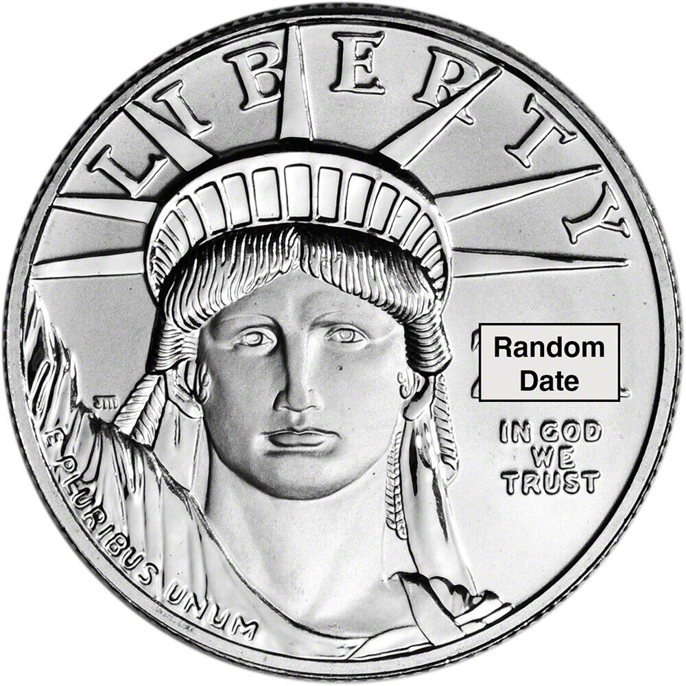 1/2 oz American Platinum Eagle $50 - BU