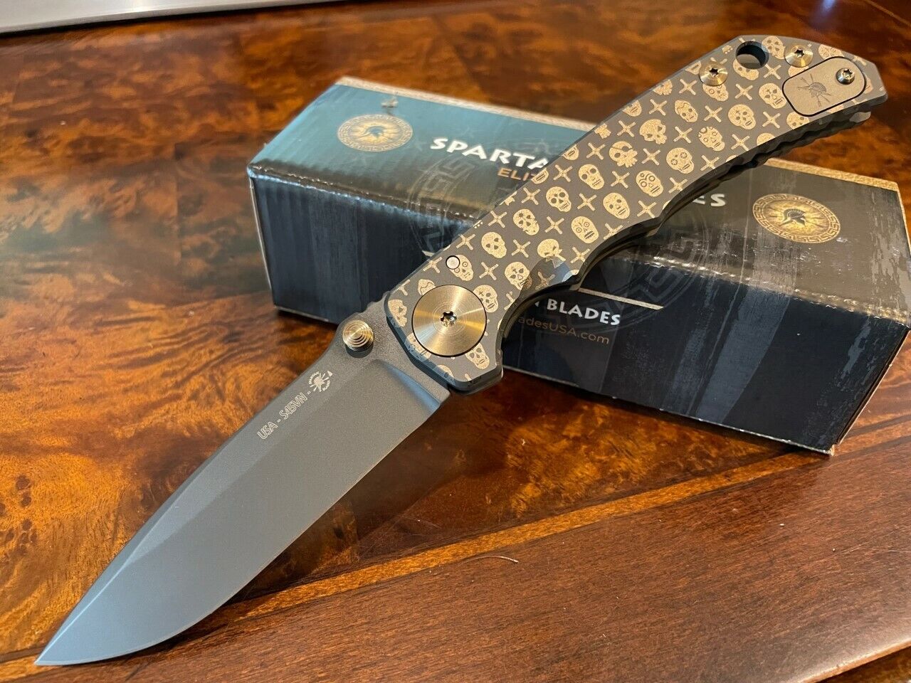 2020 Special Edition Spartan Blades Harsey Folder Skulls
