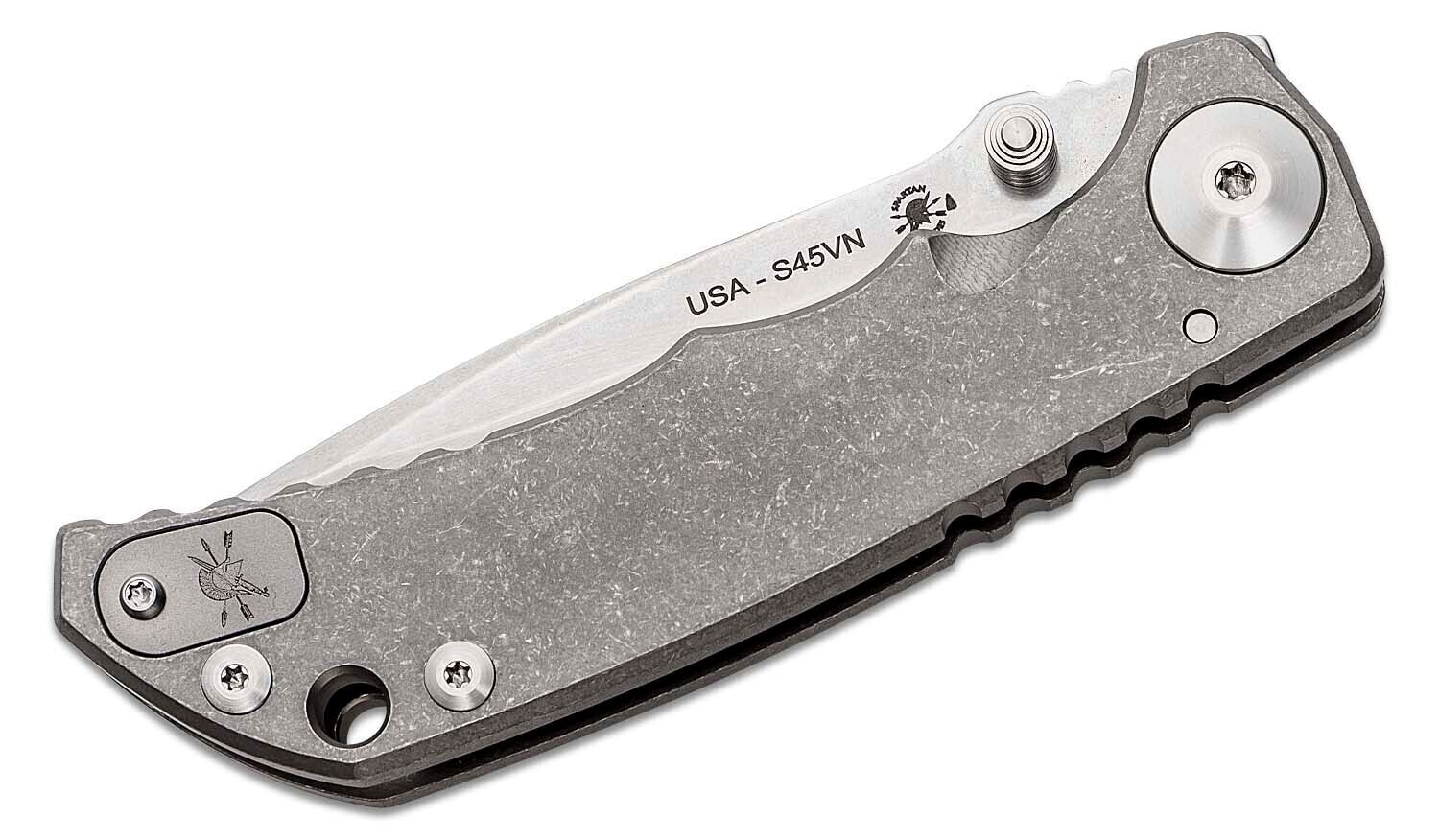 Spartan Blades Knife Harsey Folder S45VN Stonewashed VIP Market