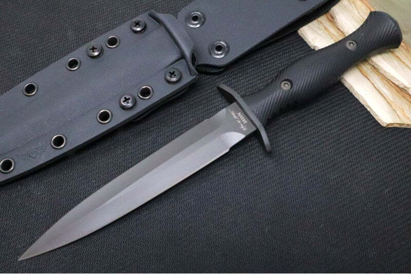 Spartan Blades Harsey Black Dagger Knife with Kydex