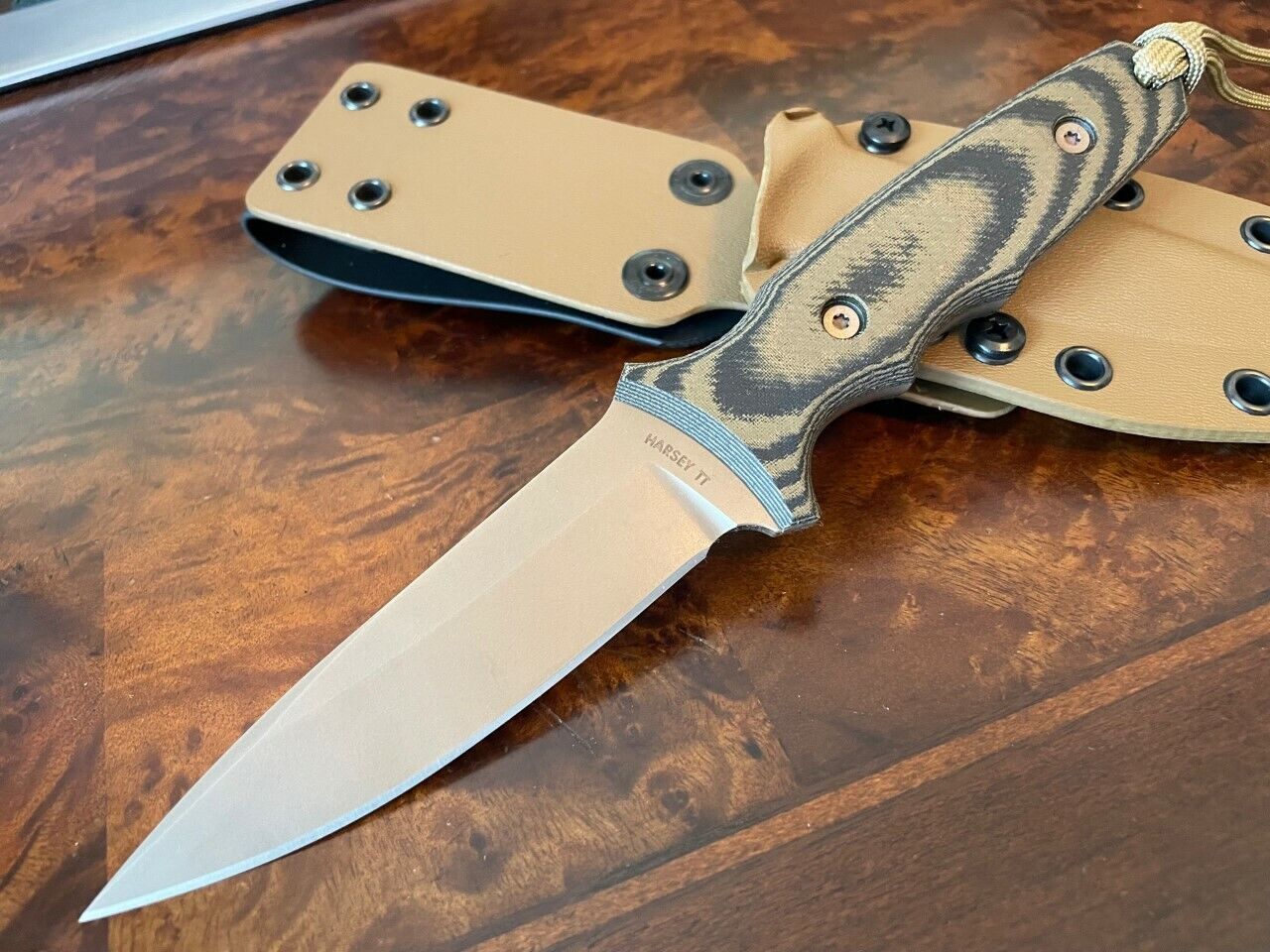 Spartan Blades VIP Knife - Harsey TT FDE