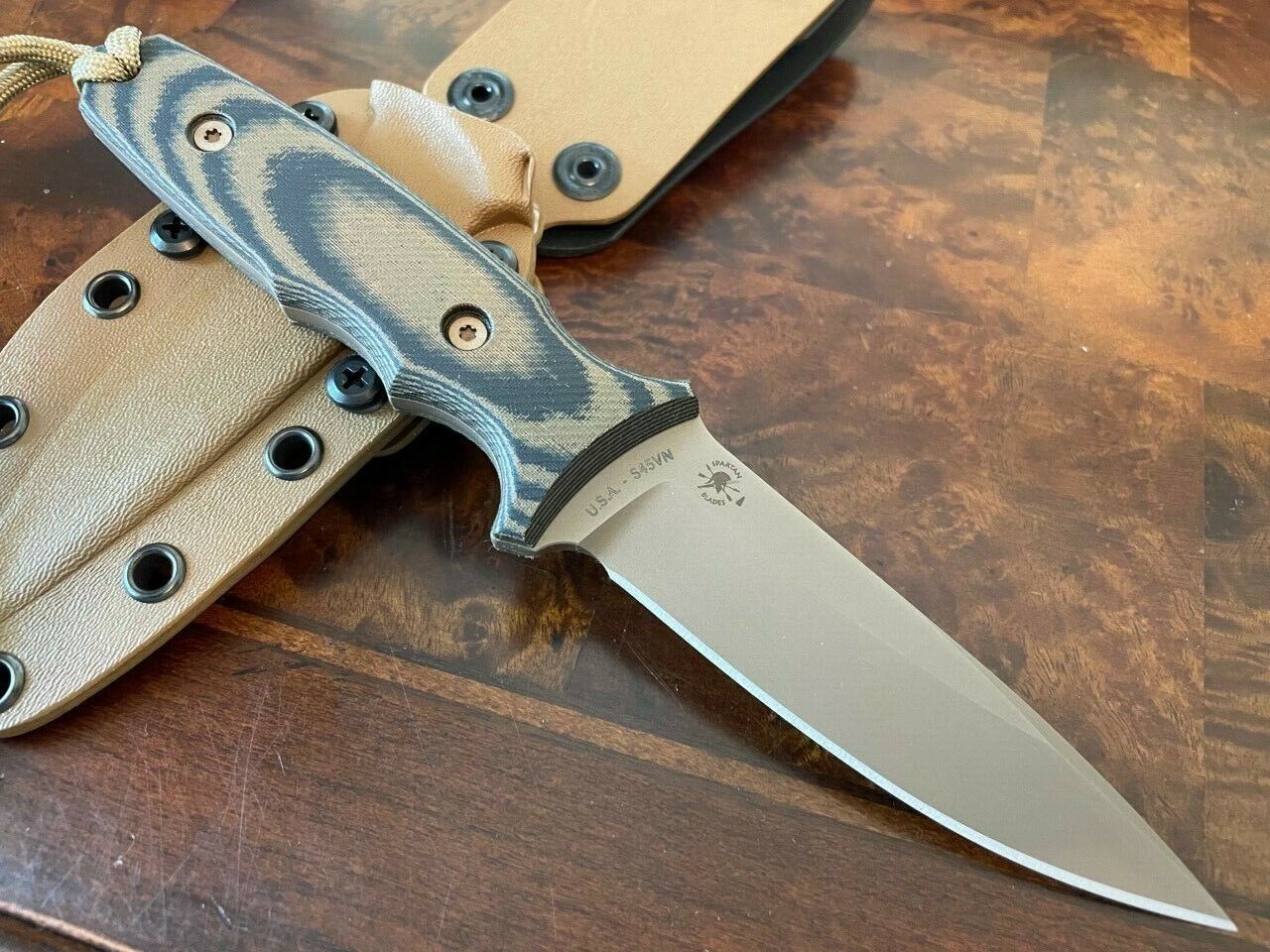 Spartan Blades VIP Knife - Harsey TT FDE