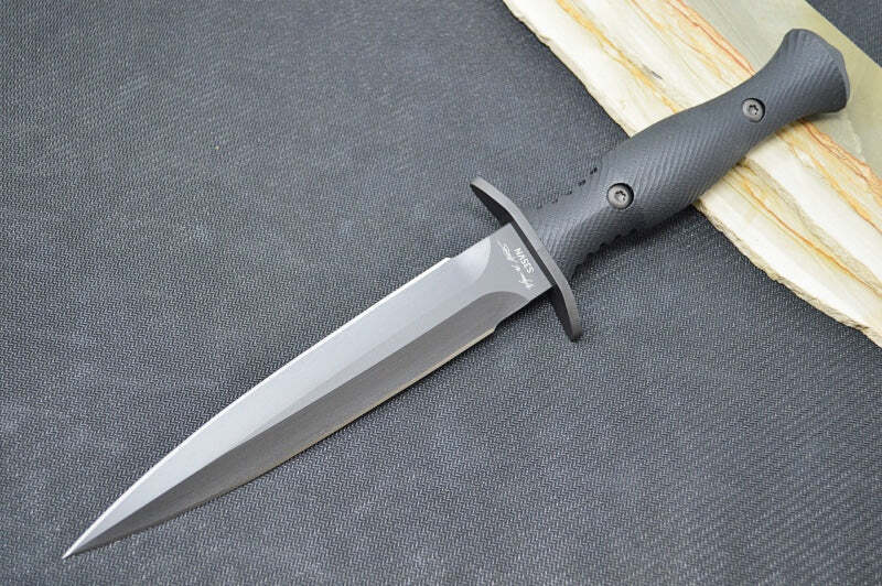 Spartan Blades Harsey Black Fixed Blade Knife & Sheath