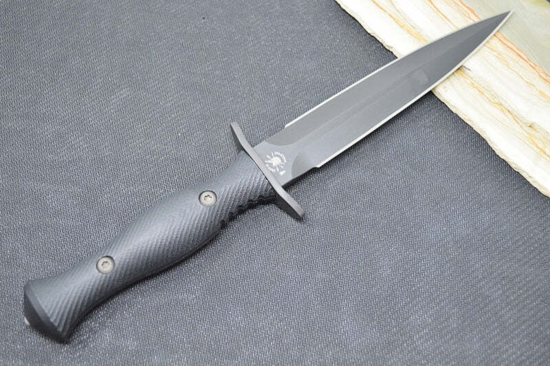 Spartan Blades Harsey Black Fixed Blade Knife & Sheath