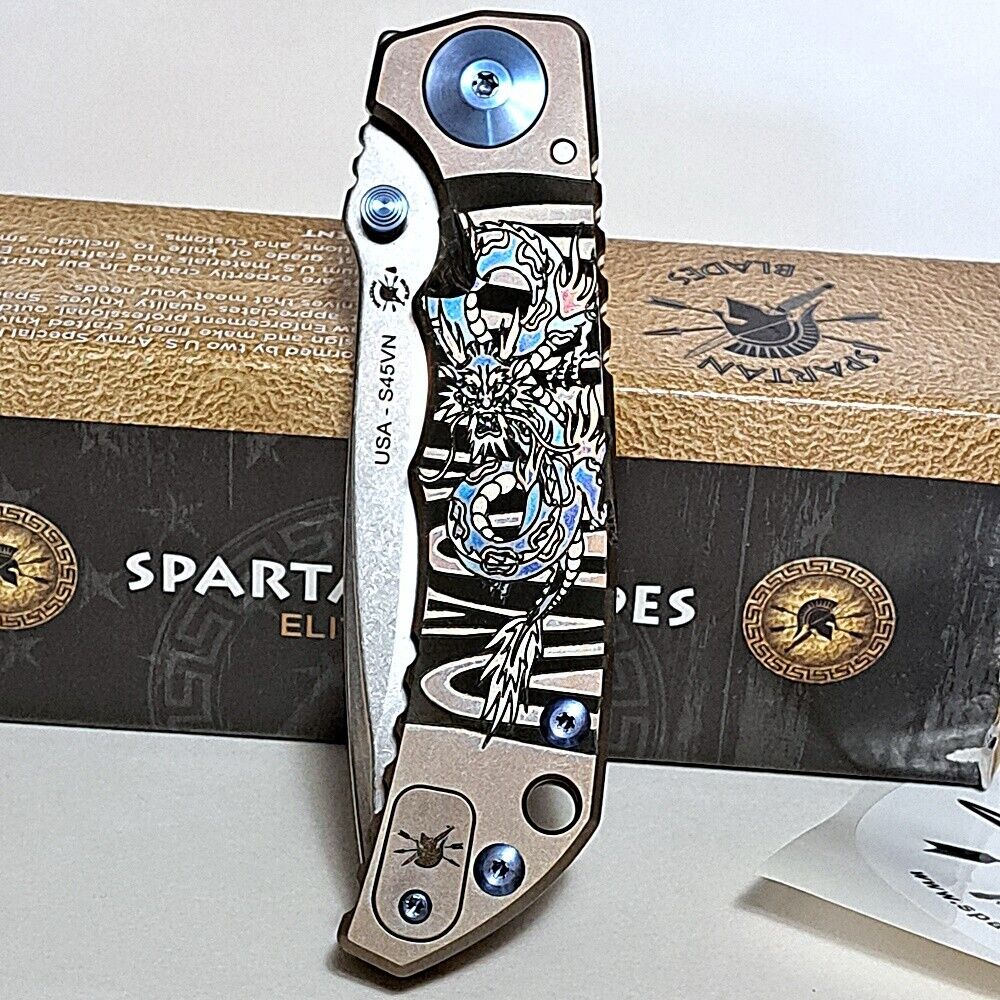 Spartan Blades Harsey Titanium Folder Dragon Edition