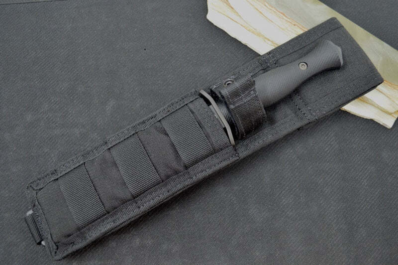Spartan Blades Harsey Black Fixed Blade Knife & Sheath