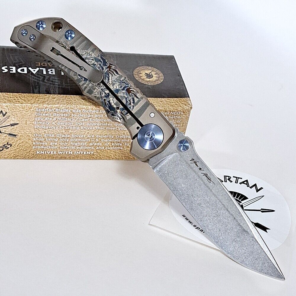 Spartan Blades Harsey Titanium Folder Dragon Edition