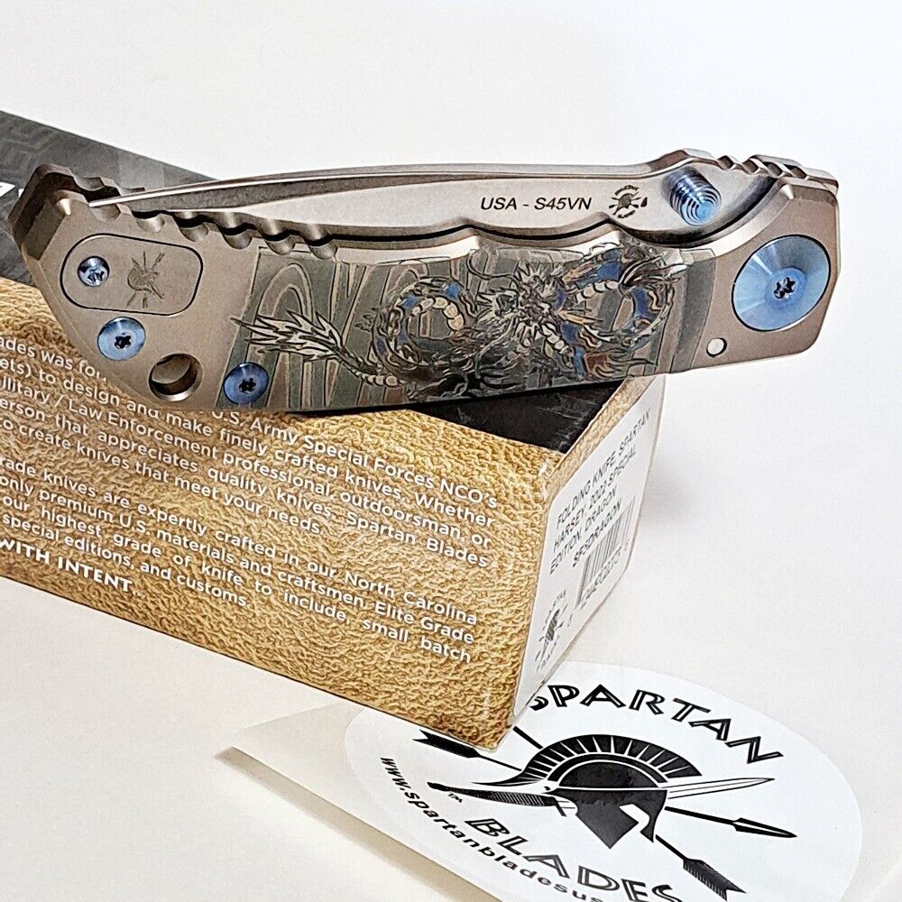 Spartan Blades Harsey Titanium Folder Dragon Edition