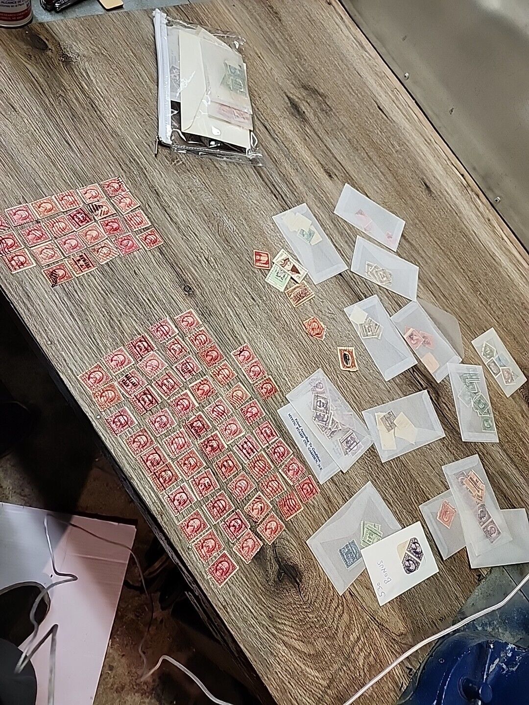 Vintage George Washington 2 Cent Red Stamp Collection VIP