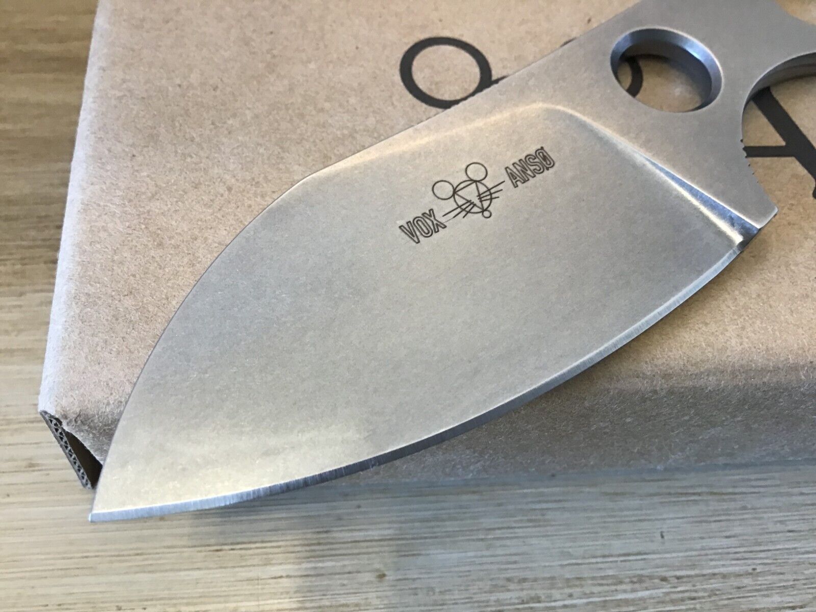 GiantMouse GMF1, Bohler N690, Anso/Vox Design with Leather Sheath
