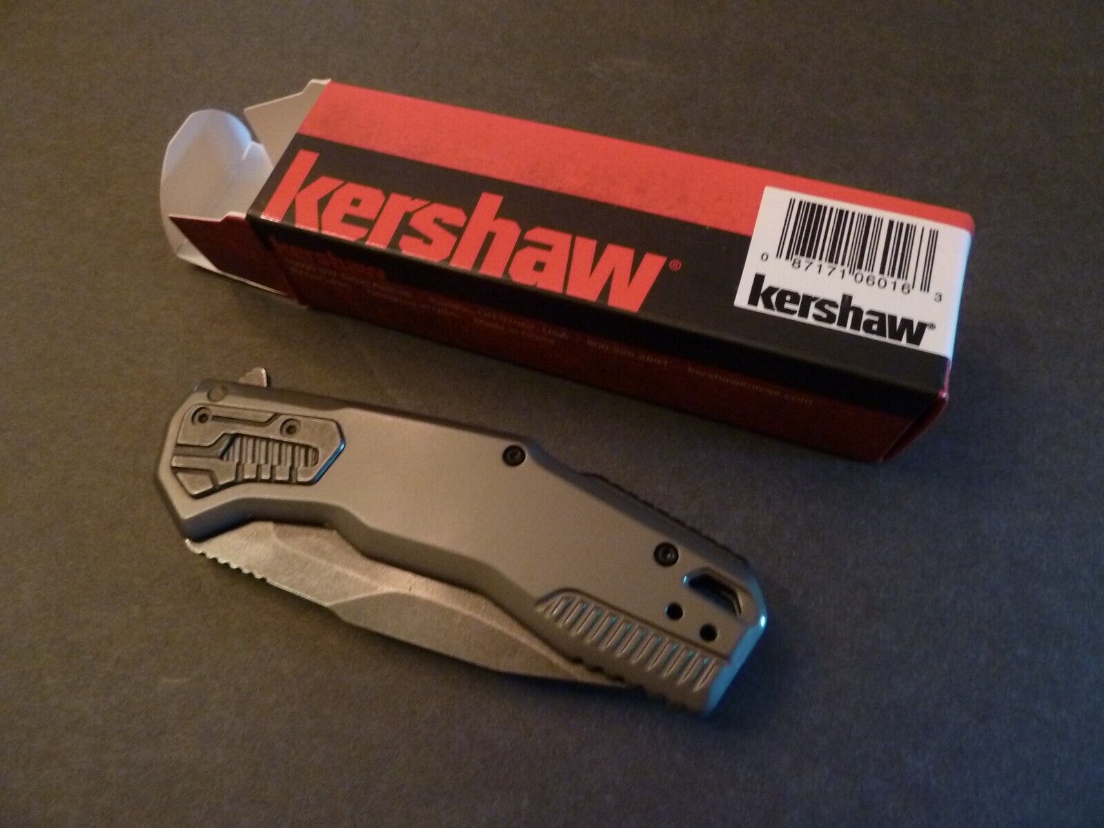 Kershaw 2061 Cannonball Folding Knife Blackwash Blade VIP