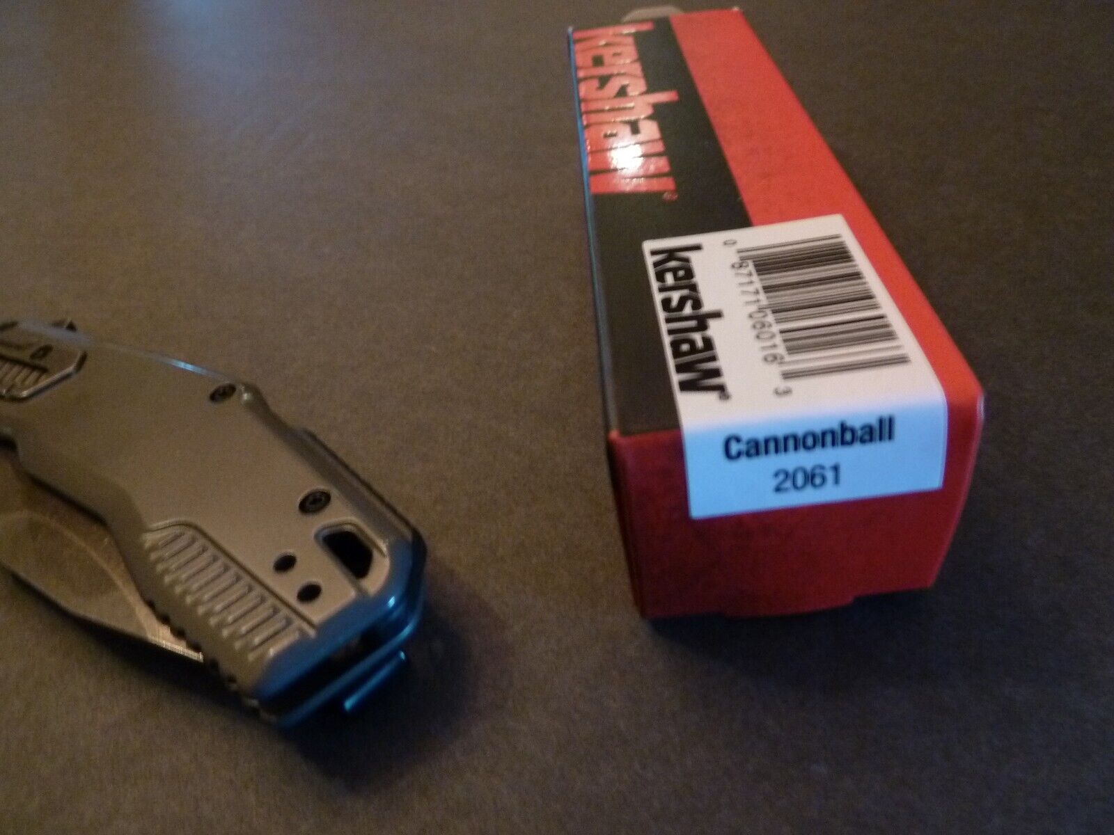Kershaw 2061 Cannonball Folding Knife Blackwash Blade VIP
