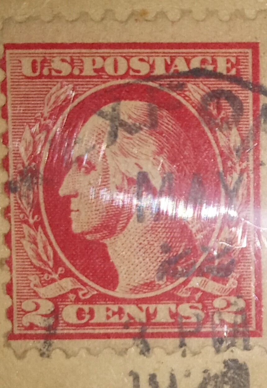 Authentic George Washington Red 1930 2 Cent Stamp