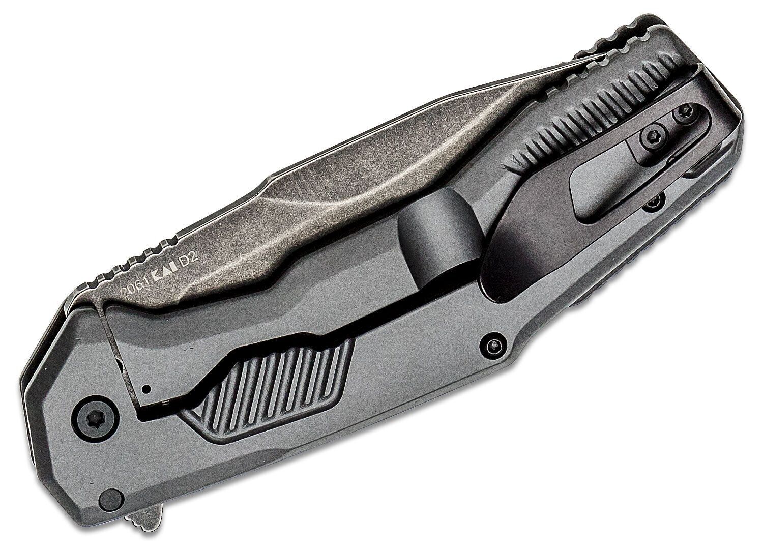 Kershaw 2061 Cannonball Folding Knife, 3.5" D2 Blade
