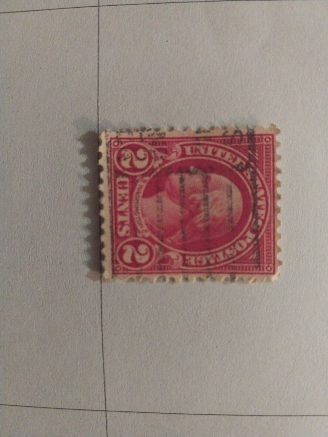 Rare George Washington Red 2 Cent Postage Stamp VIP
