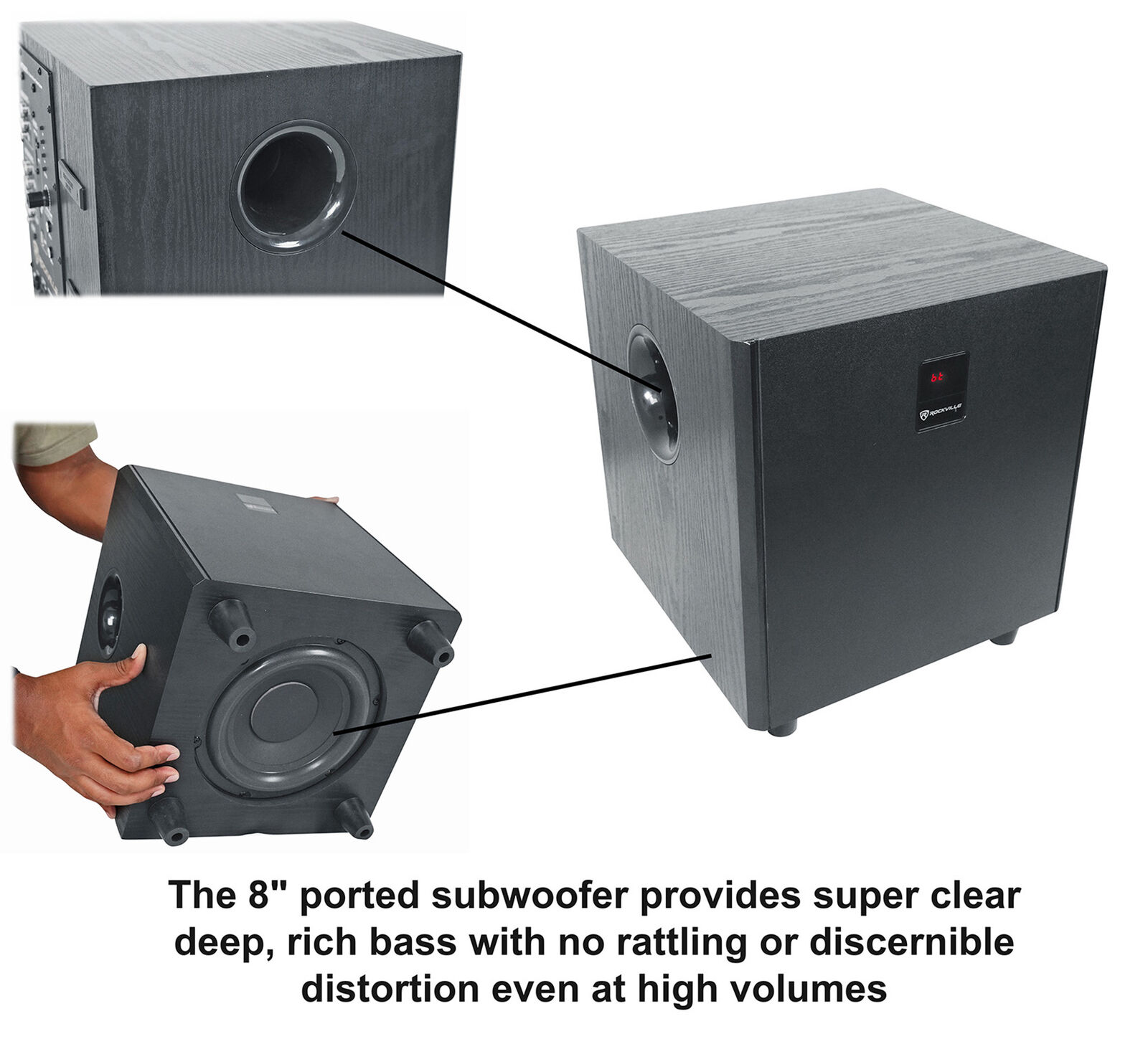 Rockville HTS820 1500w 5.1 Theater System VIP Partner