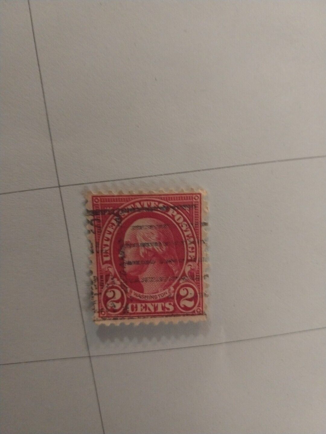 Rare George Washington Red 2 Cent Postage Stamp VIP