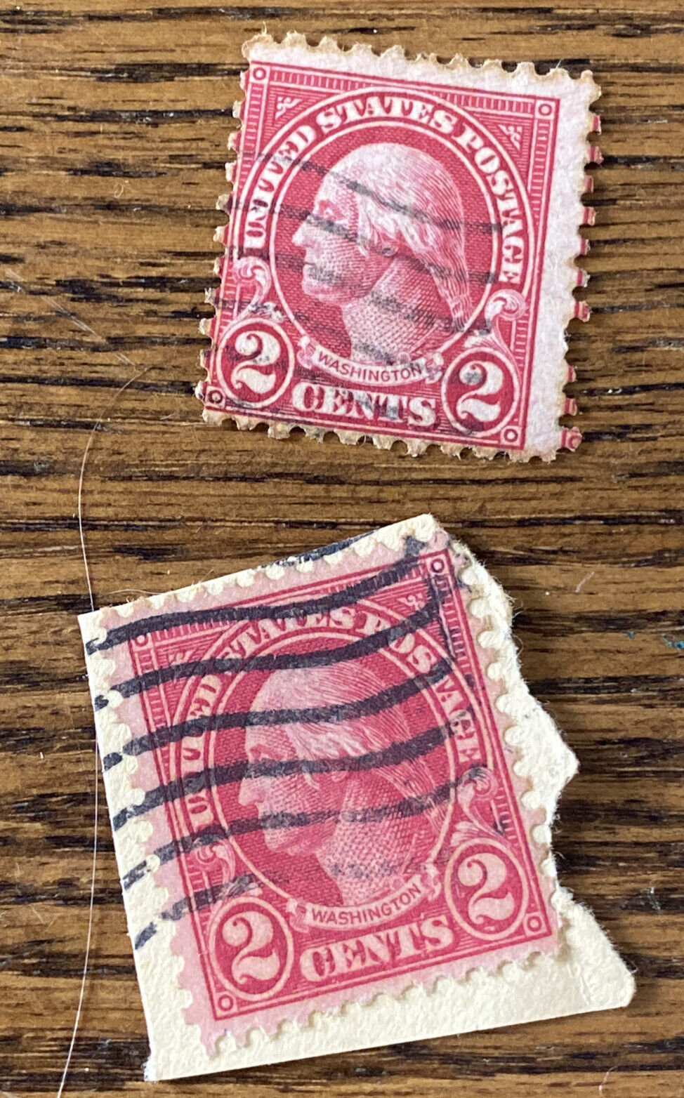 Rare George Washington 2 Cent Red Stamps