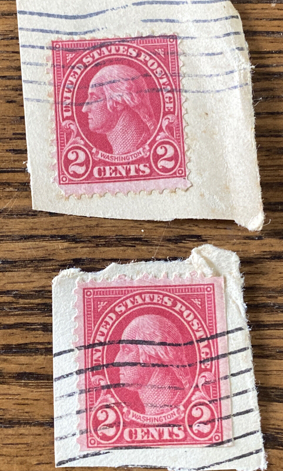 Rare George Washington 2 Cent Red Stamps
