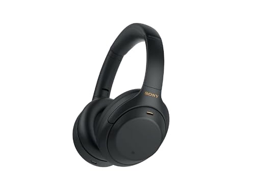 Sony WH-1000XM4 Noise-Cancelling Over-Ear Headphones - Black