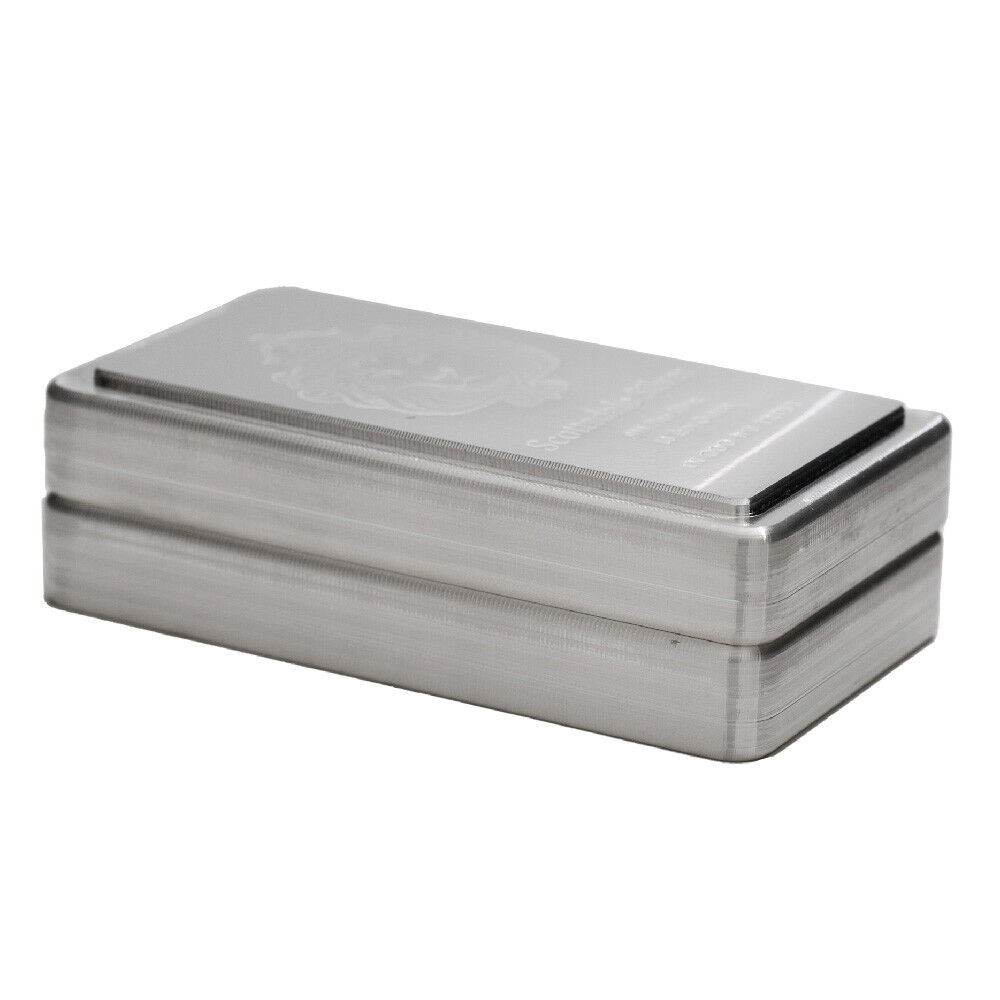 2 x 10 oz Scottsdale Stacker Silver Bars