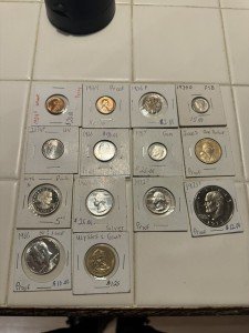 US and Mexico Coins and Paper Money Collection