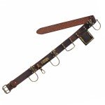 TOURBON Leather Electrician Tool Belt with Hammer Holder