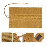TOURBON Roll-Up Tool Holder for Carving Knives