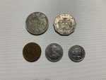 Vintage Jamaican Paper Money and Coins Collection