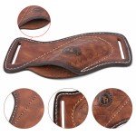 Tourbon Leather Folding Knife Sheath Belt Pouch