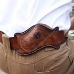 Tourbon Leather Folding Knife Sheath Belt Pouch